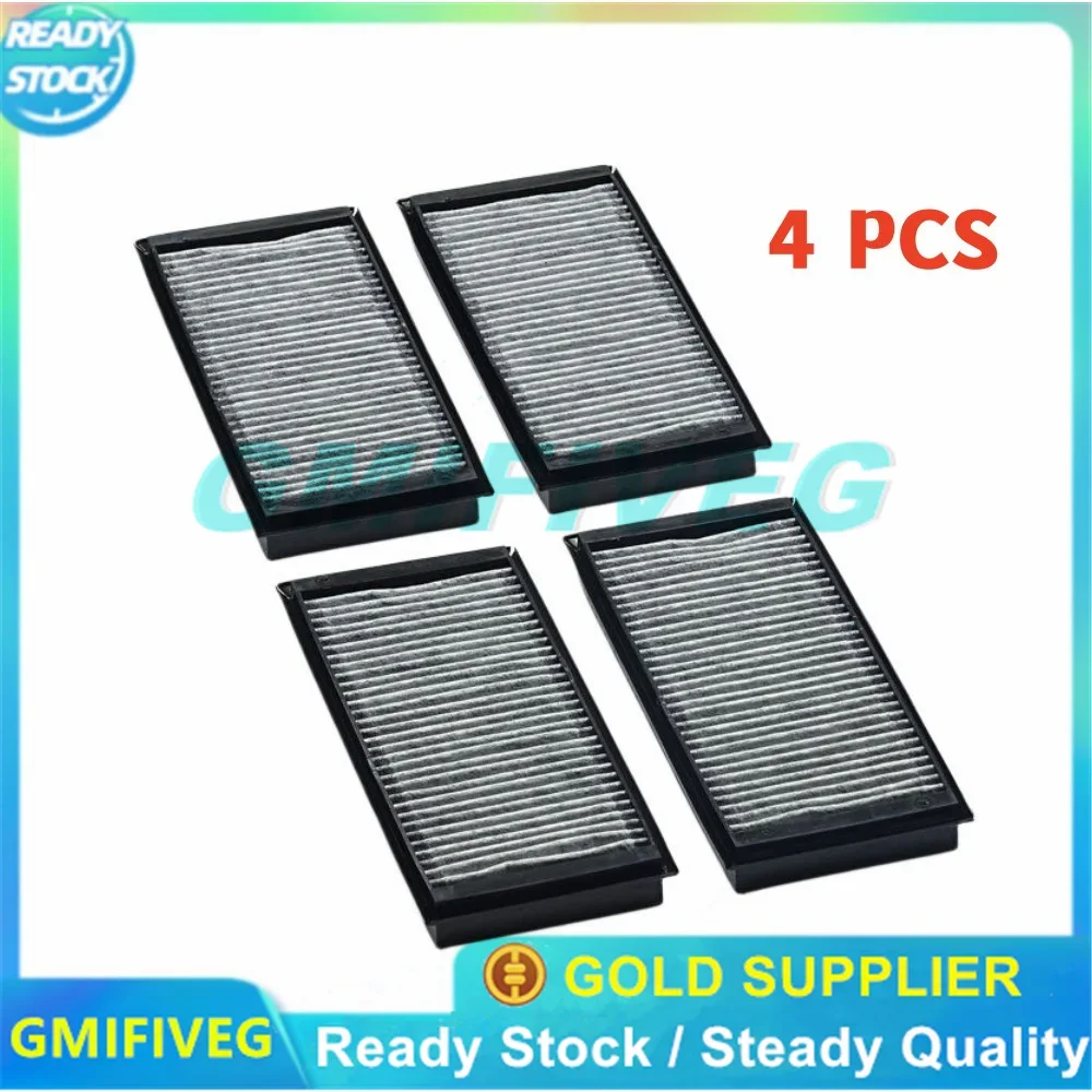 New 4PCS Cabin Filter Fresh Air Filter for BMW M3 2008-2013 E90 E91 E92 Engine N52NB25 N55B30 N47B20 N57D30 N46B20 64319159606