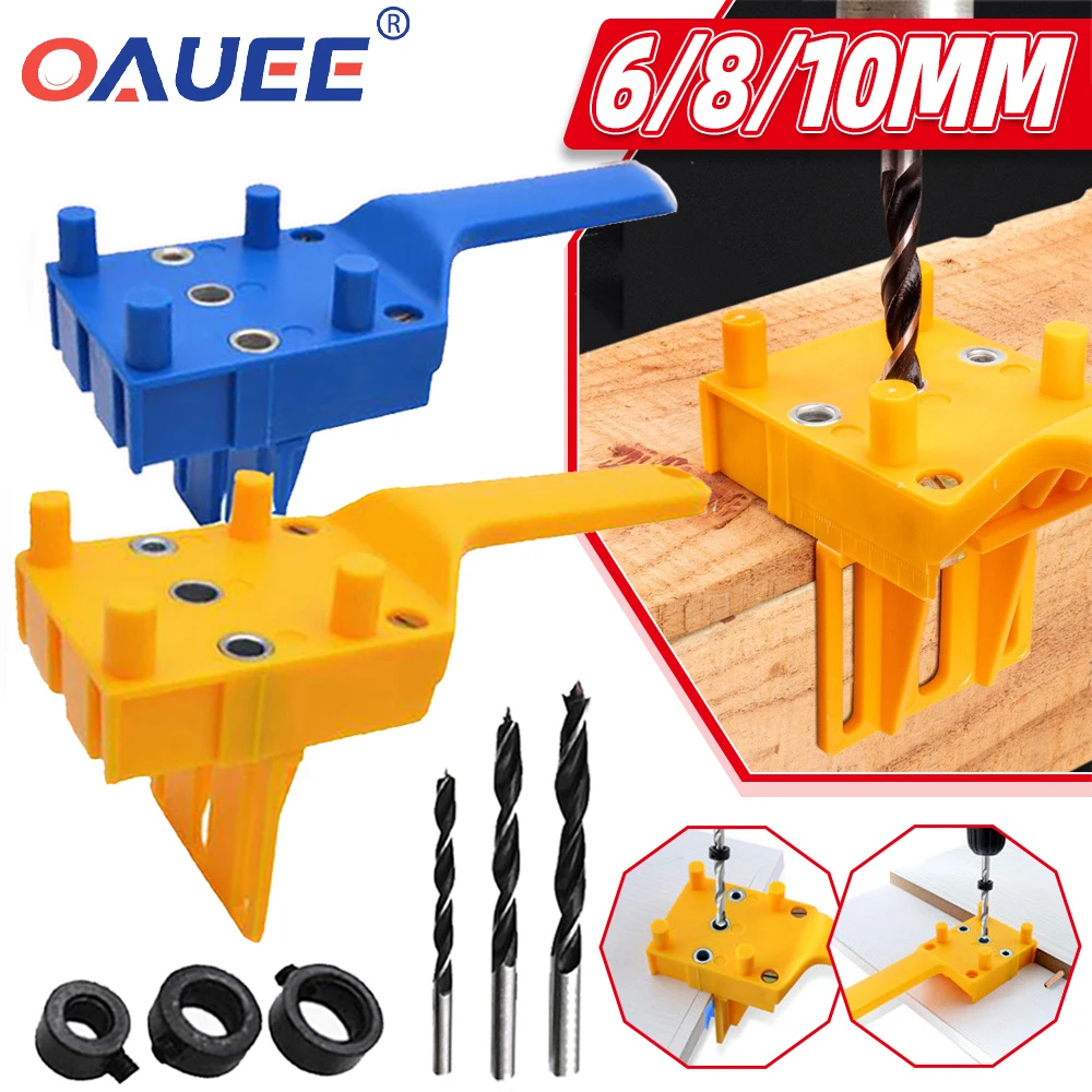 Woodworking Punch Hole Puncher Job Tools Hand Tools Handheld 6/8/10mm Drill Bit Hole Puncher For Cross Dowel Drill Joints