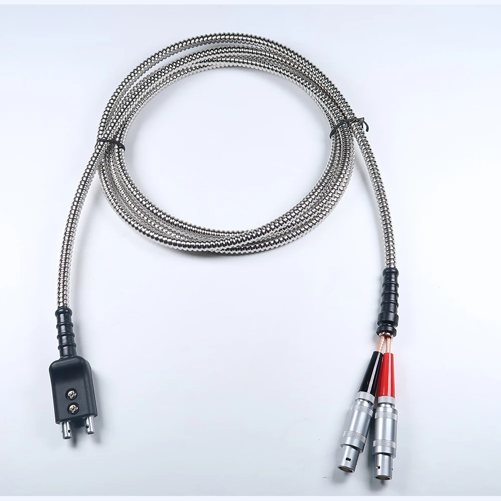 

DM-dual compatible with lemo 01 equv.Krautkramer Style Ultrasonic Cable, Armored cables