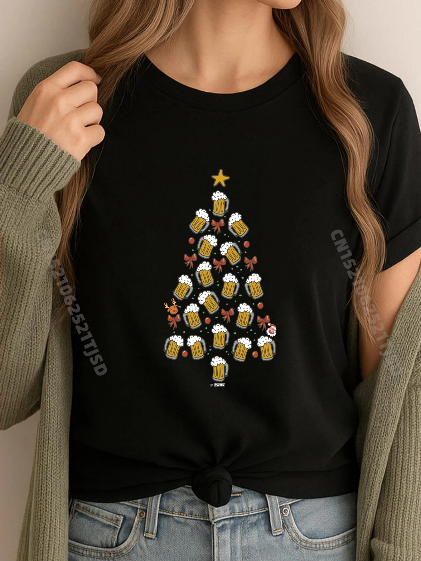 

Beer Christmas Tree For Dad Beer Christmas Harajuku SOFT Gifts For Woman Letter
