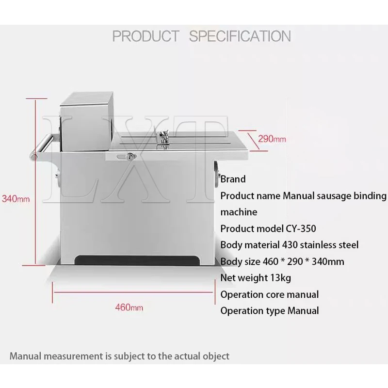 آلة لف السجق اليدوية آلة ربط عقدة السجق آلة ربط السجق #4