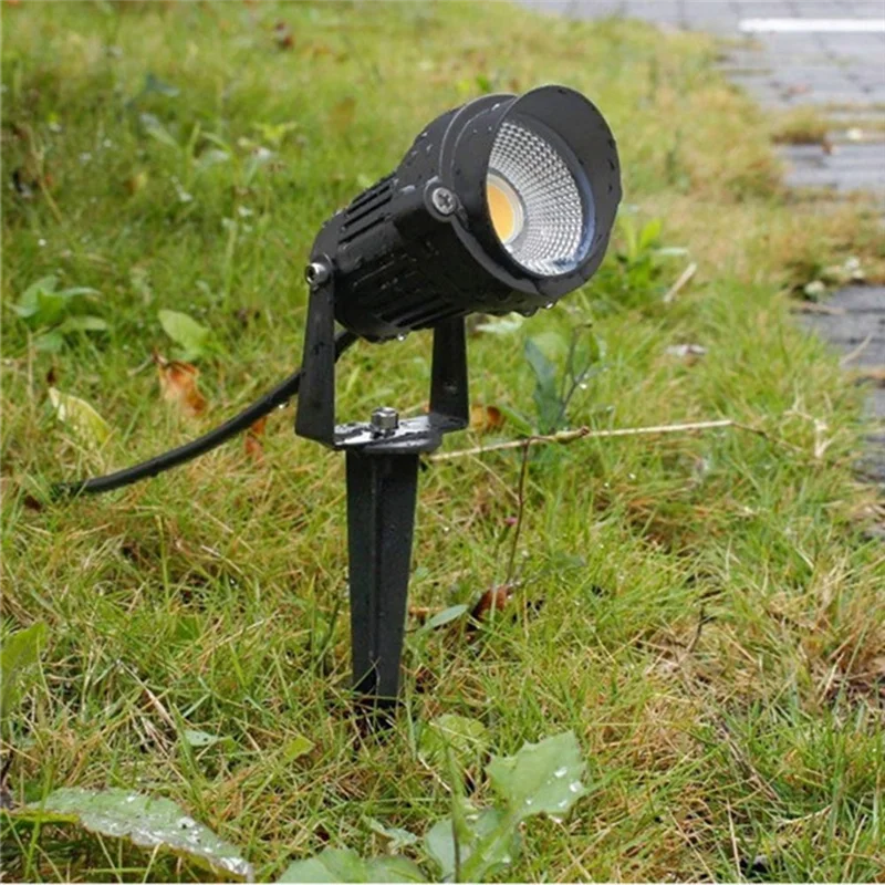 HHTL 4PCS Wasserdichte IP65 Garten Rasen Lampen LED Rasen Licht Spike Birne Außen Beleuchtung Für Garten
