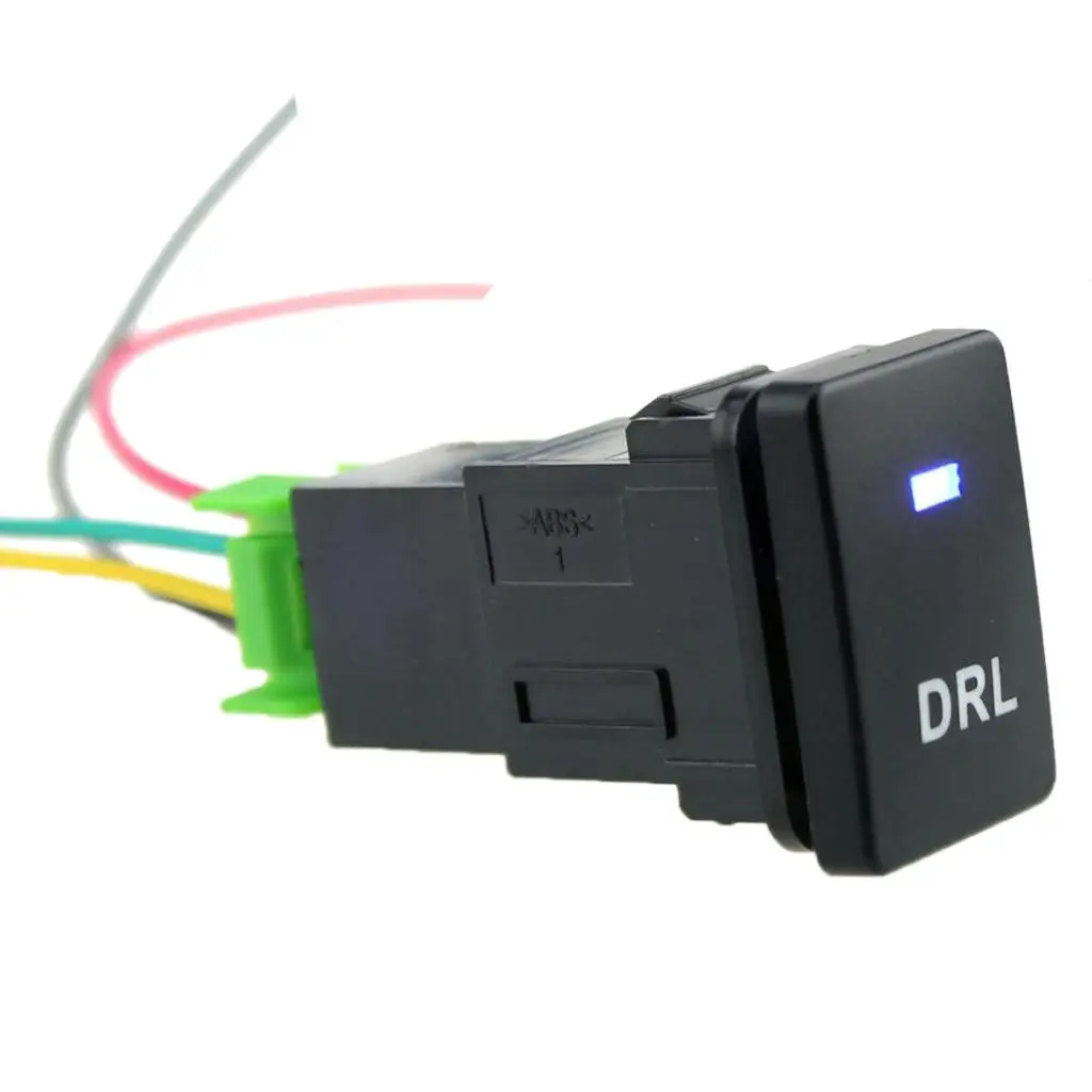 DC12V Push Button DRL Light Pattern Wiring Switch for