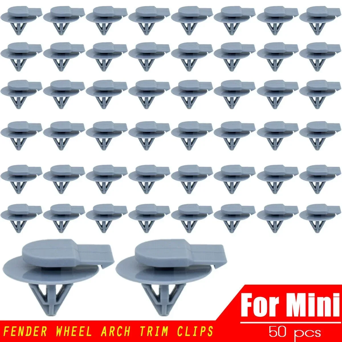 

50 Pcs Car Fender Wheel Trim Arch Clips For Mini -Cooper Coupe Roadster R50 R53 R55 R56 R57 R58 R59 Auto Clip Tool