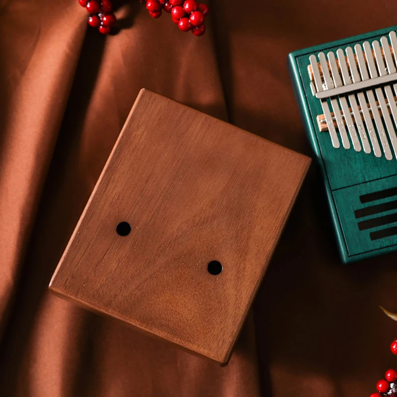 Creative Mahogany Kalimba with Accessories, Portable Mini Finger Piano, Beginner Calimba, Music Instrument for Children, 17 Keys