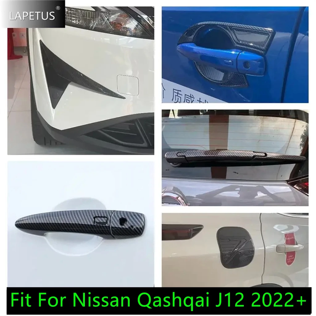 

Car Front Fog Light Eyebrow / Fuel Tank Oil / Window Wiper / Handle Bowl Accessories Cover Trim For Nissan Qashqai J12 2022 2023