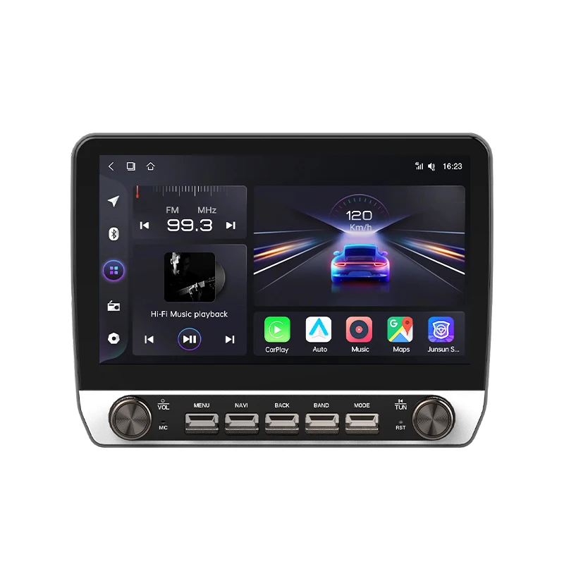 Junsun 10,1-Zoll-Autoradio für Fiat Ducato 3, für Peugeot Boxer, für Citroen Jumper 2 2011-2022, kabelloses CarPlay, Android Auto, intelligente Systeme, IPS-Touchscreen mit physischen Tasten, DSP,