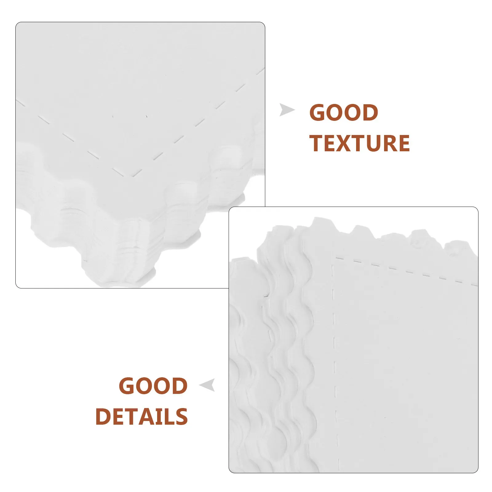 25 Pcs Blank Cardstock Note for Watercolor Journal Die Cuts Scrapbooking Cutting Dies Postage Art Paper Diy Postcards