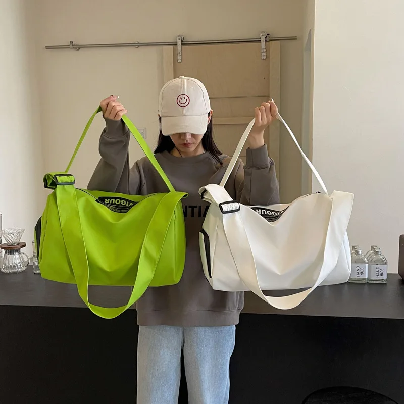 

Путешествия, женская трендовая деловая поездка, многофункциональная сумка для багажа, легкая спортивная сумка-мессенджер большой вместимости, сумки для фитнеса