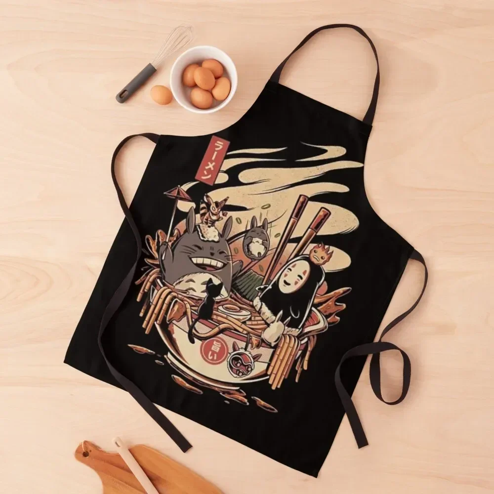 

Ramen Anime Apron Kitchen Front Kitchen New 2022 Year professional kitchen Apron