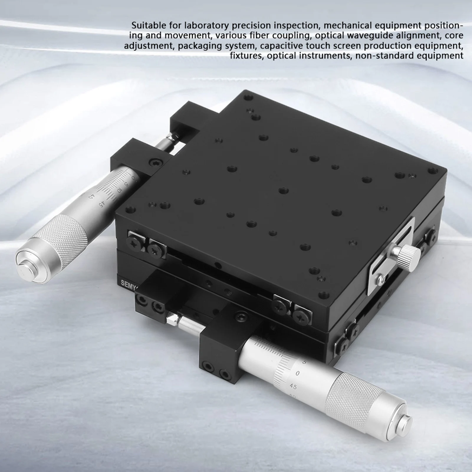 XY الأسطوانة المراحل الخطية XY المرحلات الخطية XY ميكرومتر دليل Finetuning الأسطوانة دقة المراحل الخطية 100*100*40 مللي متر