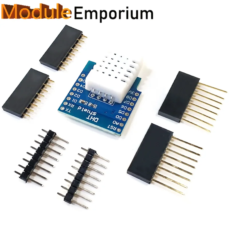 5pcs DHT22 Pro Shield for WEMOS D1 mini DHT22 Single-bus digital temperature and humidity sensor module