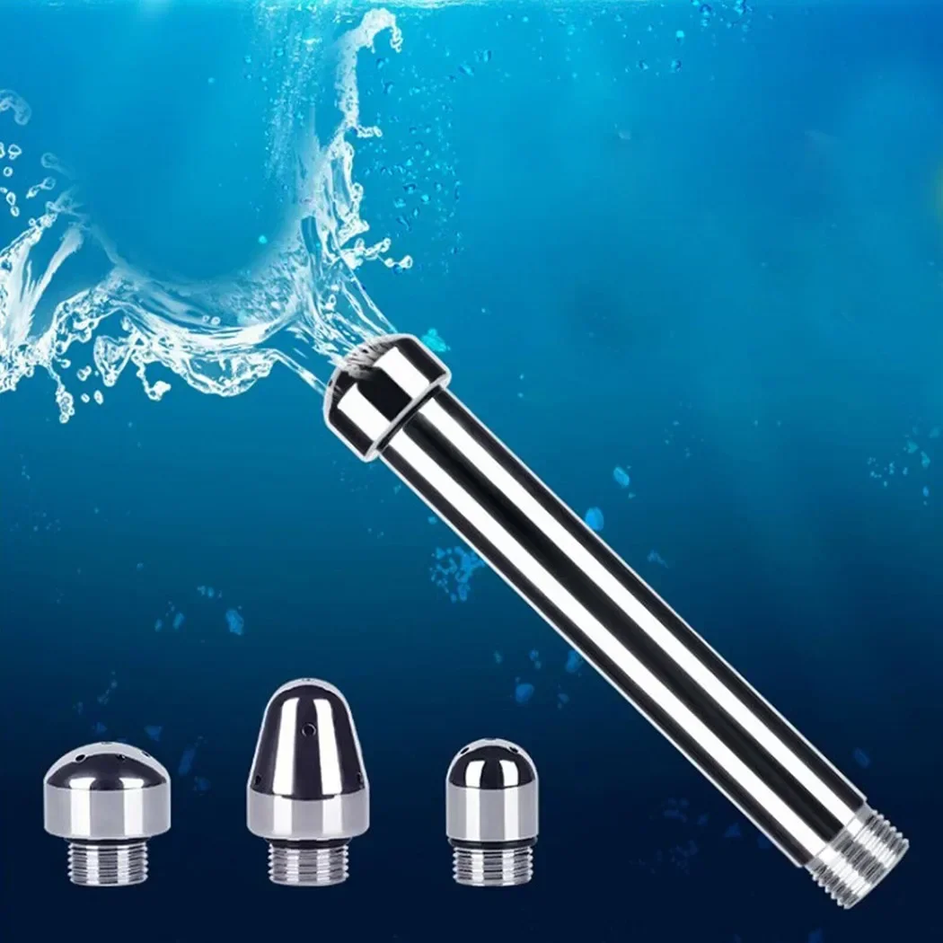 Head Shower 3-Style Enema Water Nozzles Bidet Faucets Rushed Anal Douche Shower Vaginal Colon Clean Sprayer Tool Butt Plug Tap