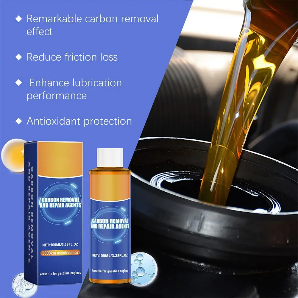 Car Engine Carbon Removal Repair Agent Highly Effective Auto Engine Anti-Wear Protectant Engine Oil Noise Reduction Anti-Shaking