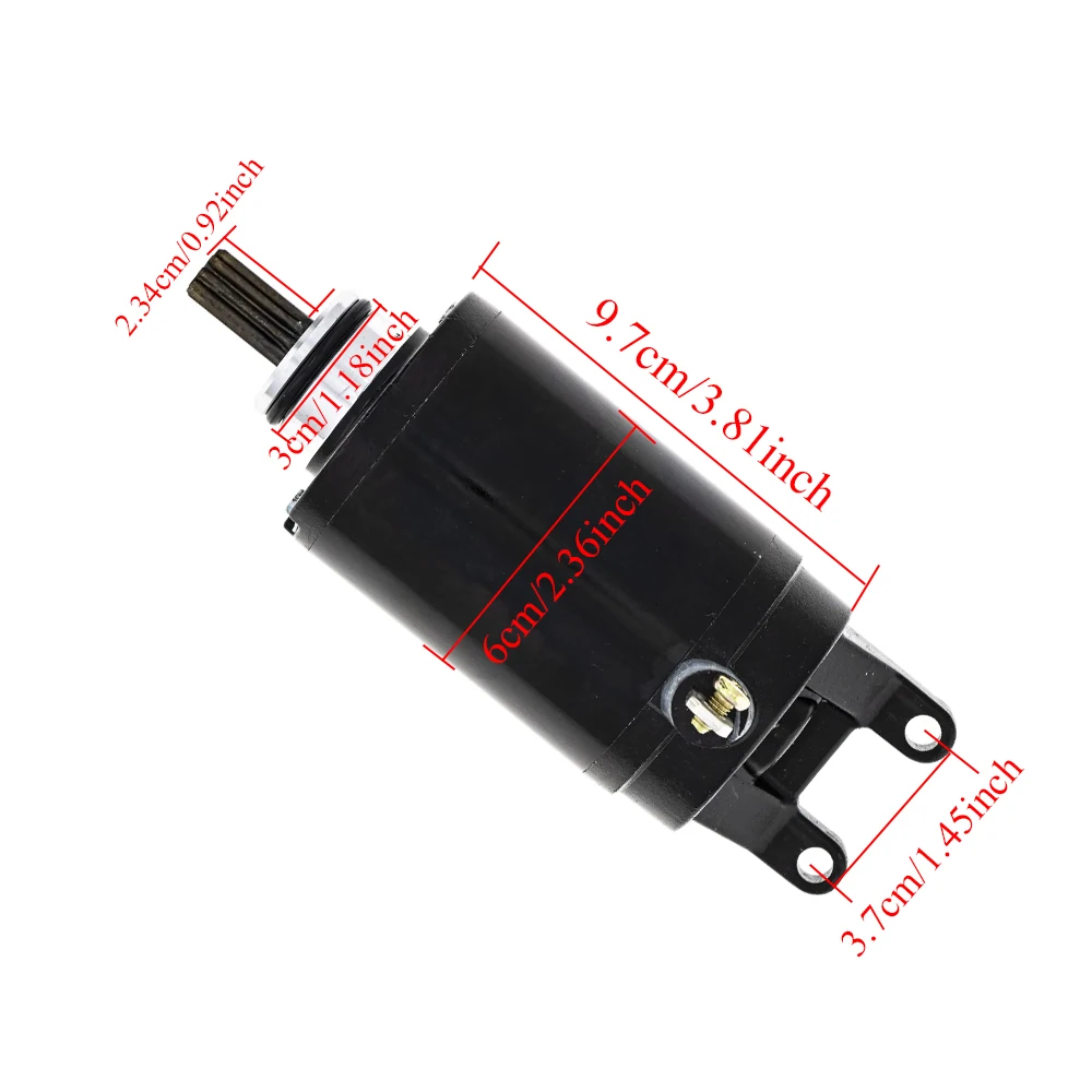 T1313333 Starter Motor 9 Teeth for Triumph TIGER 800 2016 2017 2018 2019 Motorcycle Starter Motor Metal Black