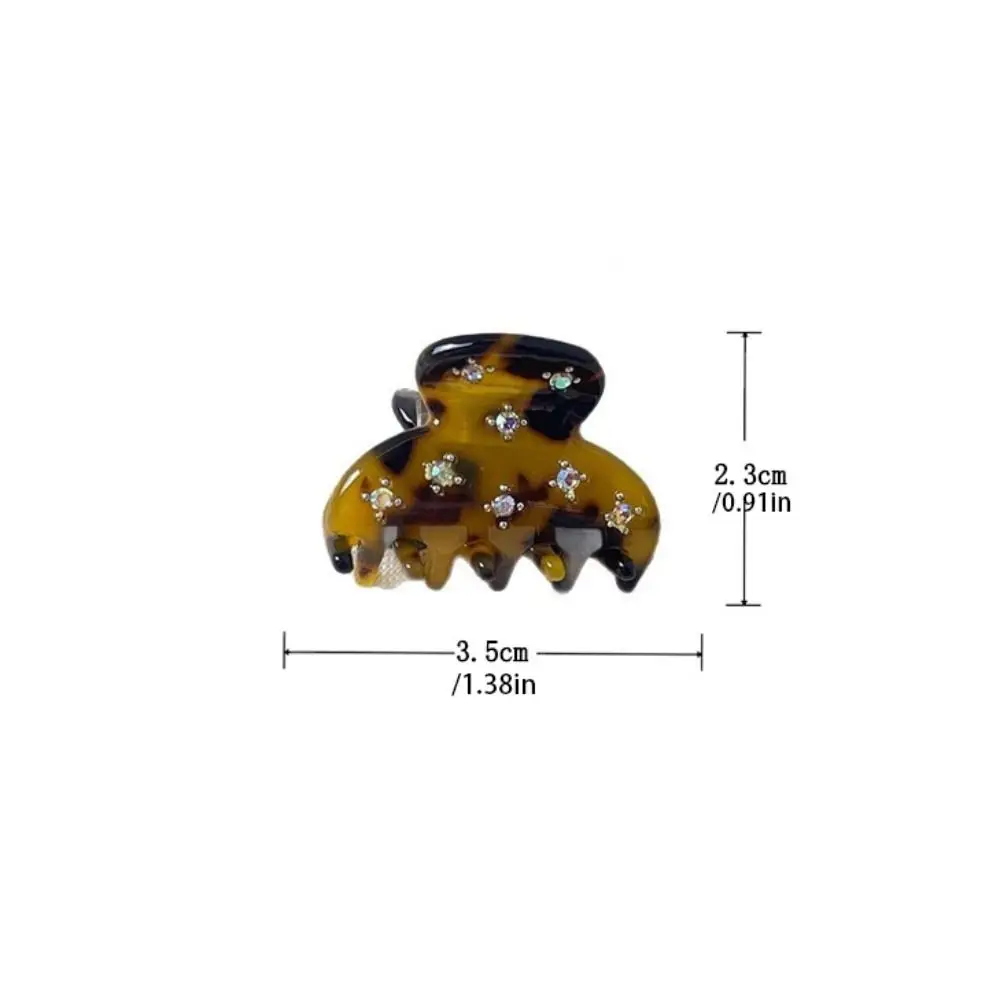 الأزياء حمض الخليك حجر الراين مشبك شعر كريستال Babysbreath خلات دبوس الشعر أغطية الرأس الهندسة مشبك شعر صغير السفر #6