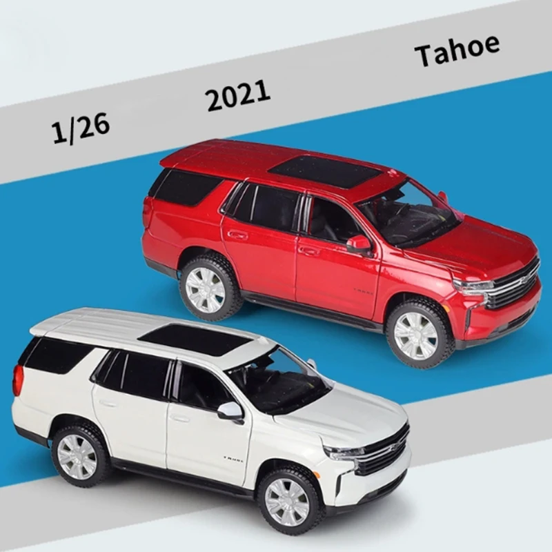 

MAISTO 1:26 Scale SUV 2021 Tahoe Alloy Simulation Car Model Static Collection Decorated Holiday Gifts Toys Souvenir Gift