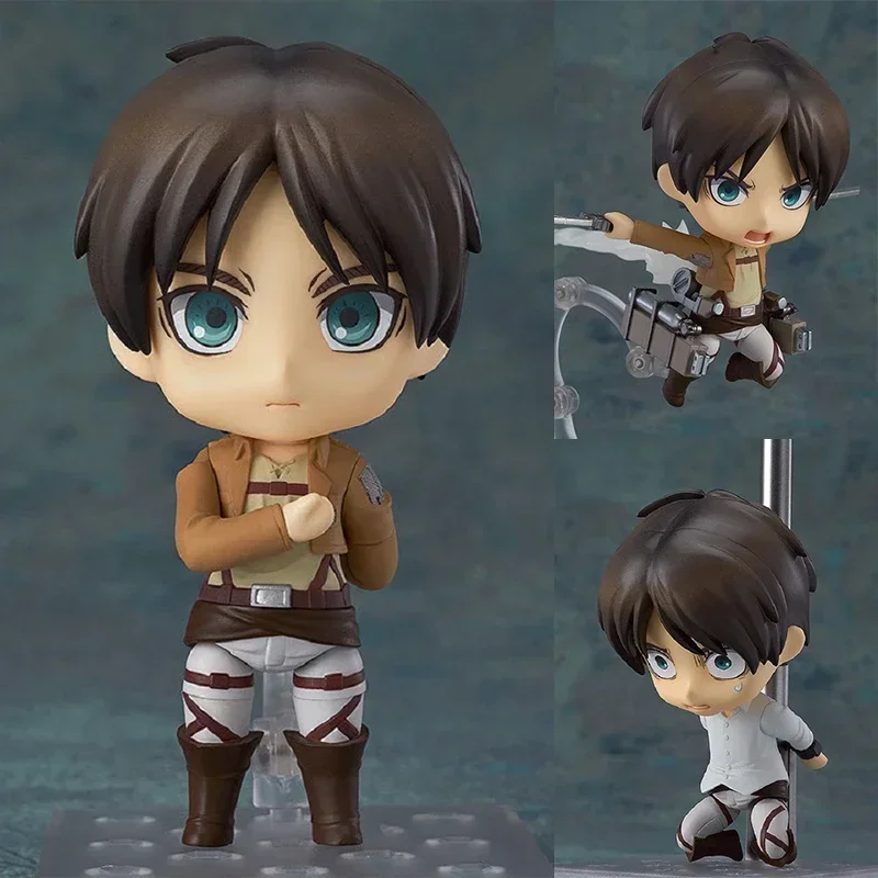 Attack on Titan Anime Figure Statues Mikasa Ackerman 203 Eren Jaeger 207 Rivaille 213 PVC Action Figure Collectible Model Gift