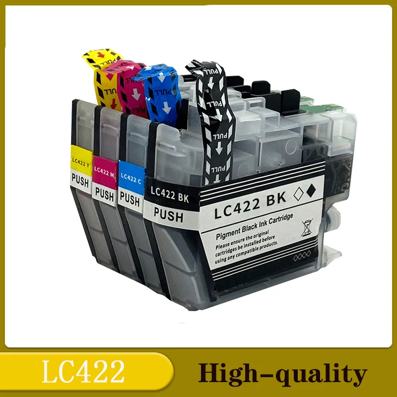 4PCS 422 LC422 LC 422 Compatible Ink cartridges For Brother MFC-J5340DW  J5345DW  J5740DW  J6540DW  J6940DW printer