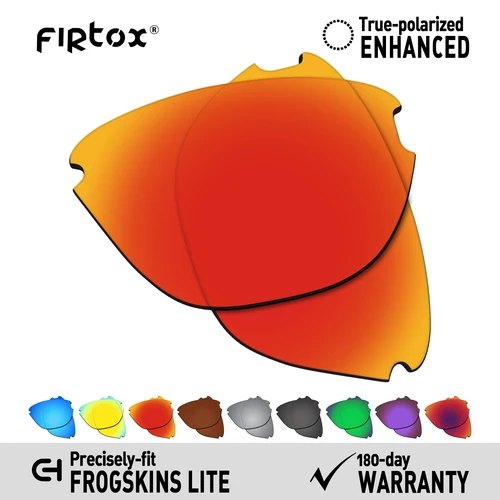 Lentes polarizadas Firtox True UV400 de repuesto para gafas de sol Oakley Frogskins Lite OO9374 - 63 mm (solo lentes) - Varios colores