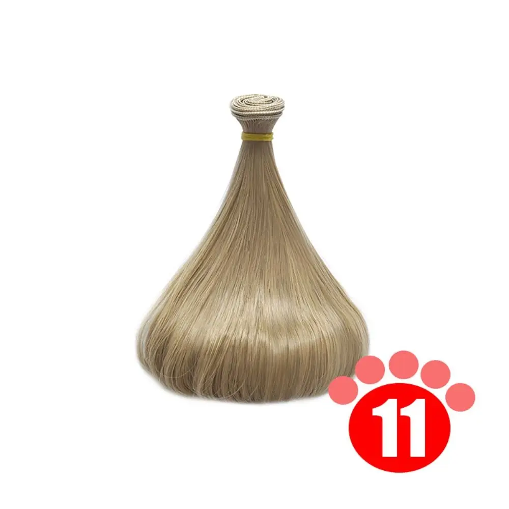 Chemical Fiber Chemical Fiber Wig Buttoned in Hair Soft Silk SD Hair Colorful Gradient Color Msiredoll Wig Accessories