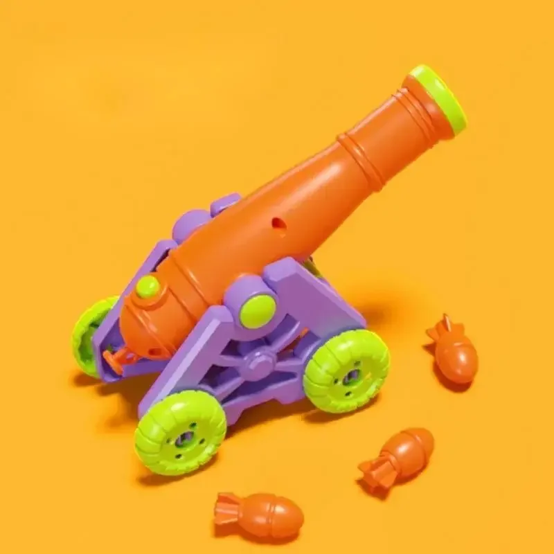 3D Printing Radish Cannon Ejection Mortar Rocket Launcher For Children Carrot Catapult Model Stress Relief Toys For Kids Gifts