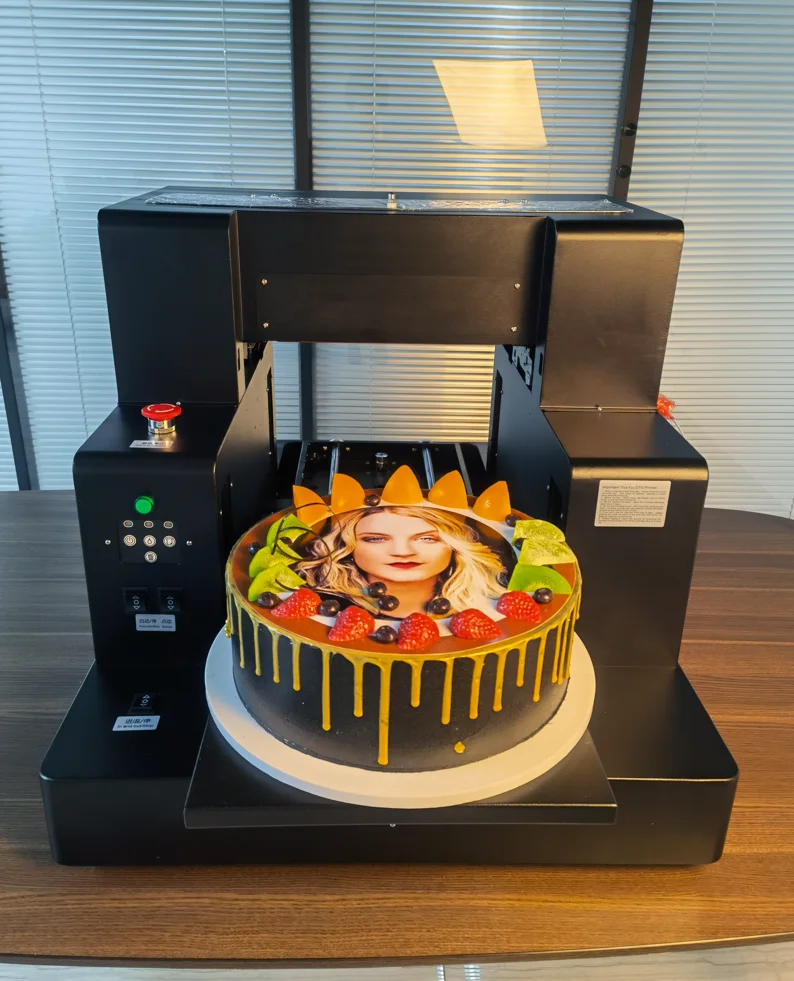 Printer Inkjet makanan dapat dimakan, Printer Digital A3 ukuran Dekorasi kue Logo mesin cetak Printer foto kue