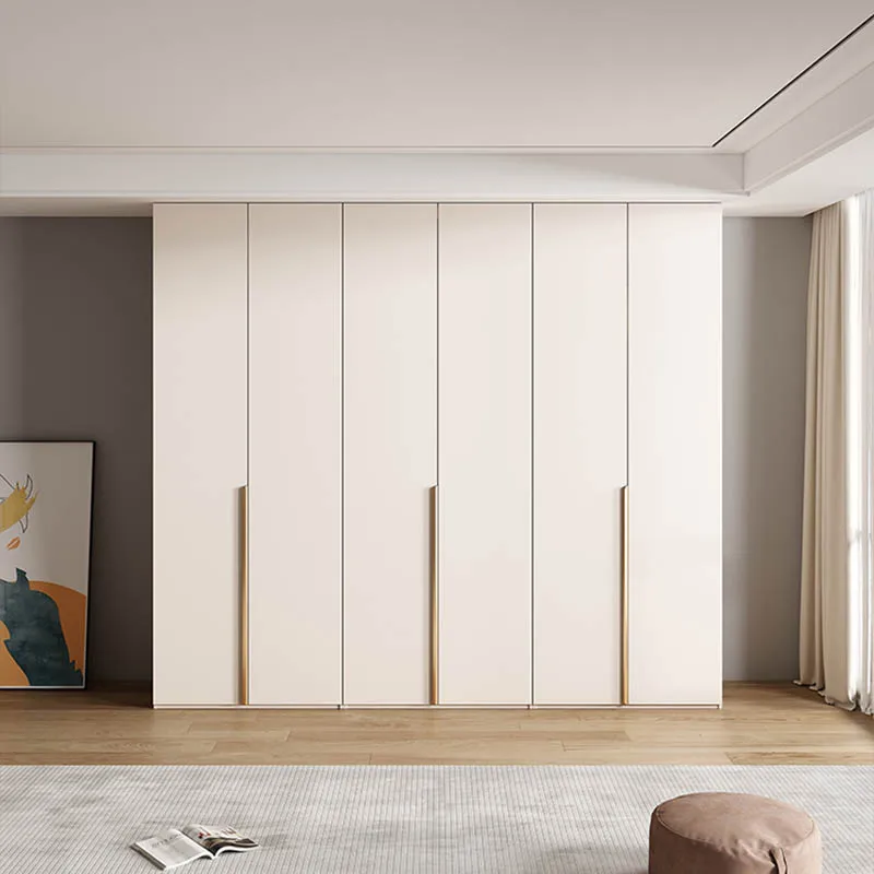 

Free Shipping Simple Wardrobes Room Modern White Wooden Clothing Rack Cabinets Apartment Organizer Armario De Ropa Furnitures