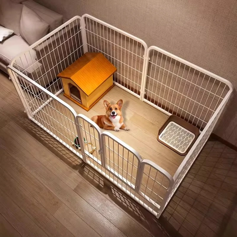 

Household small and medium-sized dog isolation door guardrail fence special kennel