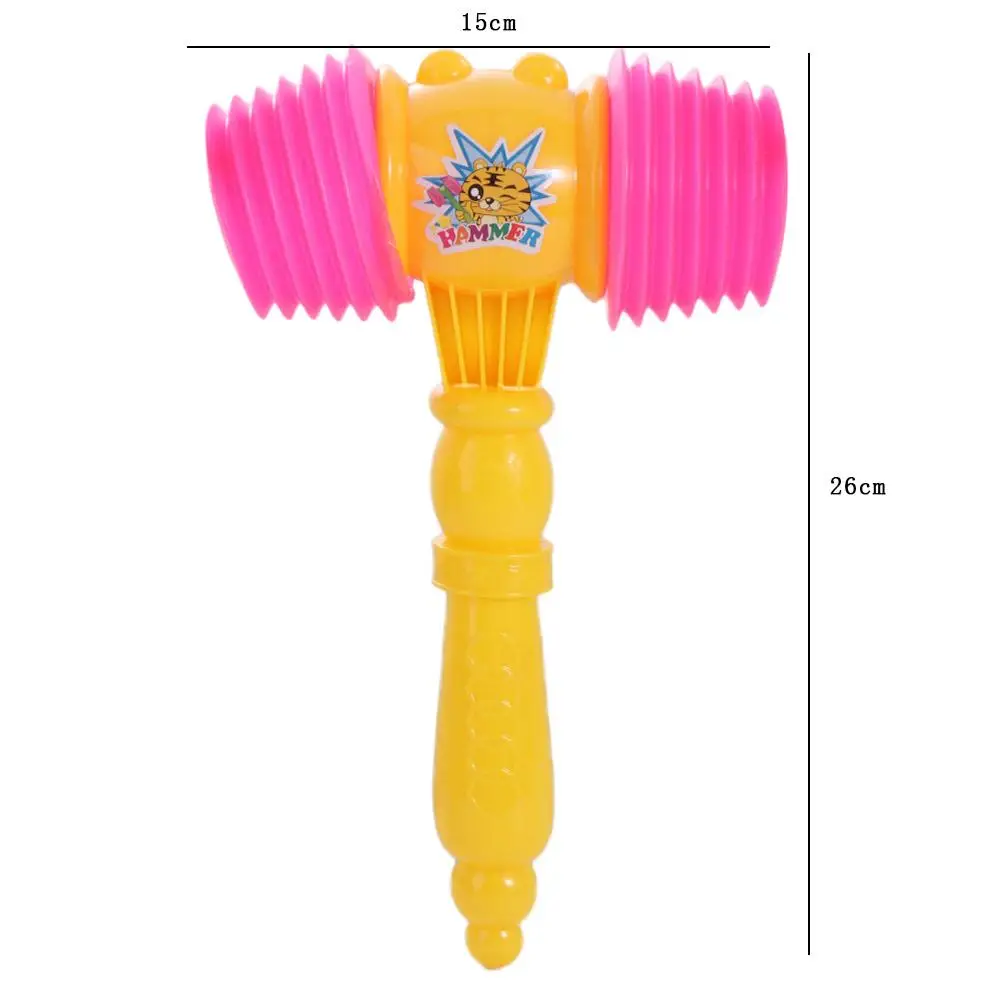 Kinder Vocal Klopfen Klopfen Hammer Spielzeug Noise Maker Quietschender Sound BB Hammer Große Kunststoff Sound Hämmer Spielzeug Kleinkind