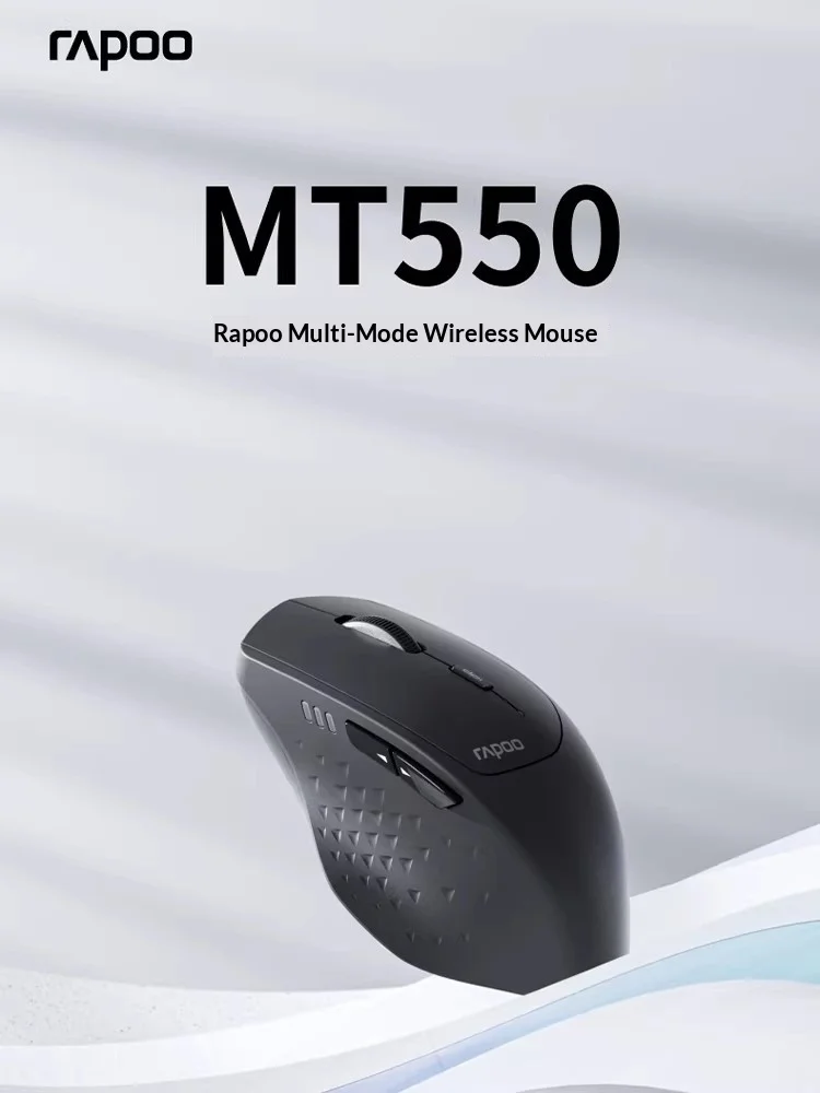 Rapoo MT550 Office Mouse Protophase 3220 High Performance 500mAh Wireless Mouse Acceleration 10G 4000DPI 30IPS Pc Accessories