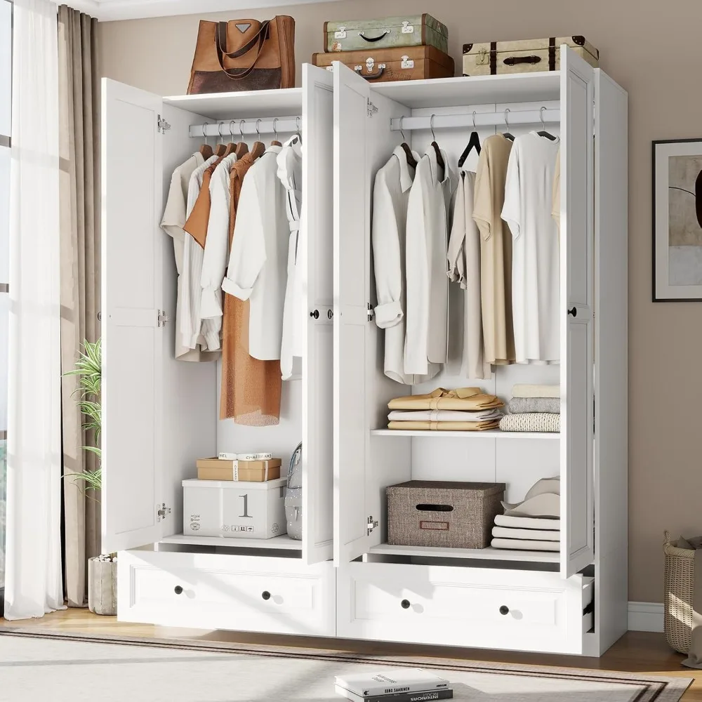 White Armoire Wardr…