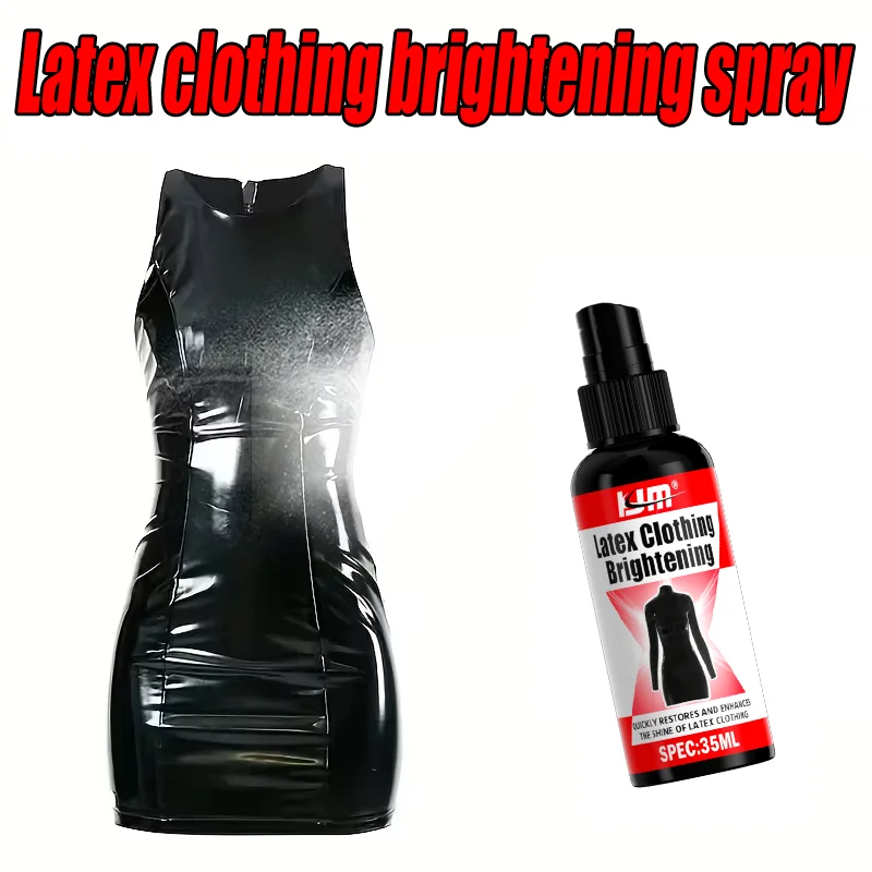 KJM 35ml Latex Care & Brightening Spray, Protect & Shine for Latex Clothing and Balloons, Anti-Aging Maintenance