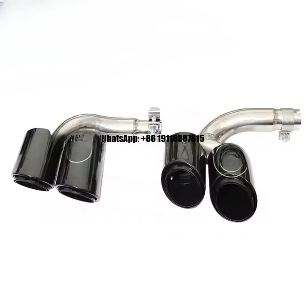 

For Volkswagen Touareg 2013-2018 Car Exhaust Pipe Muffler Stainless Steel Exhaust Pipe Muffler Tips Tail Pipe
