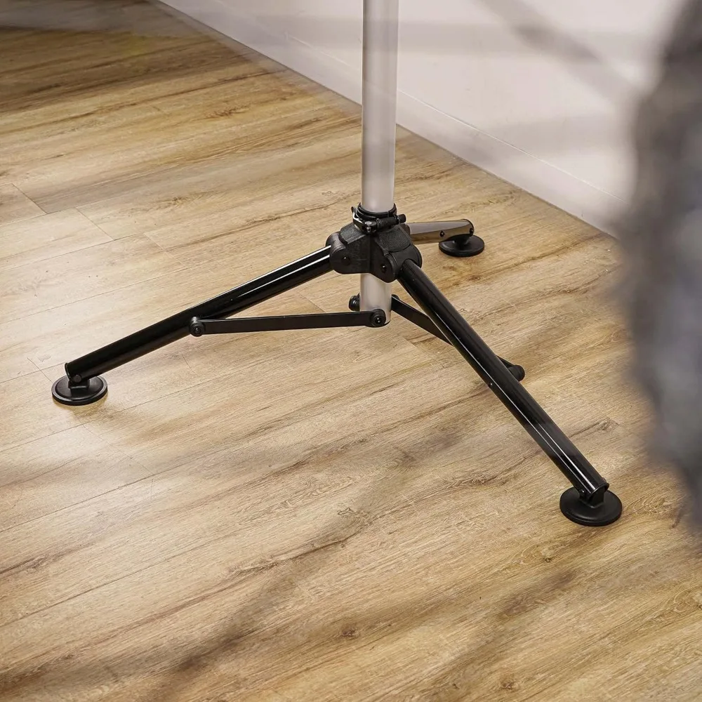 شماعة دراجة ذات جاذبية عمودية للتخزين الداخلي: حامل أرضي مدمج للدراجات في المرآب والشقق