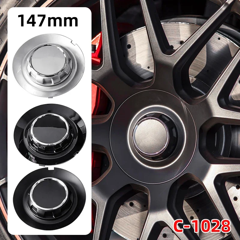 

4PCS 147mm C-1028 17028 Car Wheel Center Hub Cover Cap Badge Logo For Mercedes Benz AMG G350 G500 G63 S680 GLS600 Accessories