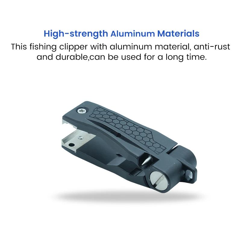 قبول لون مخصص جديد يطير خيط صنارة الصيد كليبرز أدوات الألومنيوم خيط صنارة الصيد كماشة القاطع مع شفرة فولاذية غير قابلة للصدأ