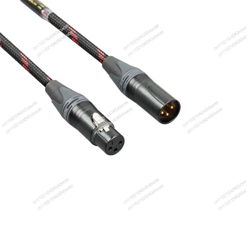 75CM Audiophile Grade 6N Single Crystal Copper Power Amplifier Decoder XLR Balanced Line Xanon Head Male To Female
