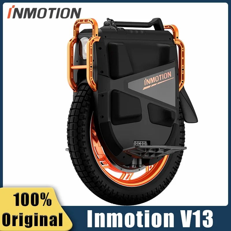 Original INMOTION V13 Electric Unicycle 4500W Motor 126V 3024Wh Battery 90KM/H Speed 150KM Range Touch Screen EUC Monowheel