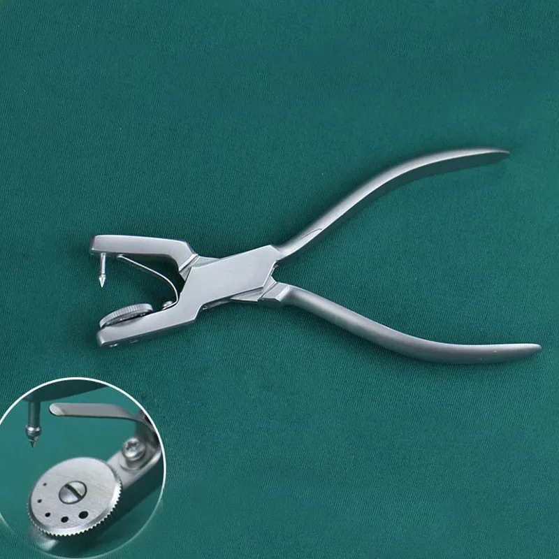 Rhinoplasty and rhinoplasty five-hole adjustable nose punching forceps comprehensive instrument