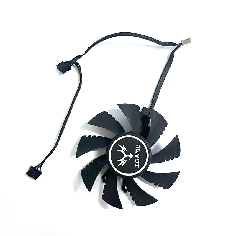 3 fans 75MM 4PIN GTX 1070Ti GTX 1080 GTX1050 graphics card cooling fan suitable for Colorful graphics card fan igame GTX1060