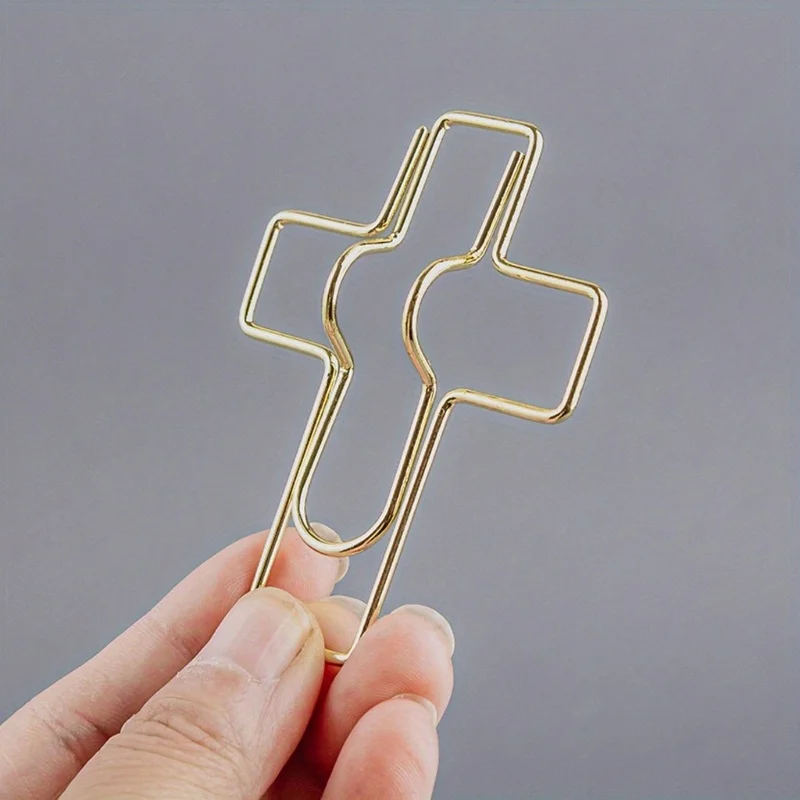 50 Buah Klip Kertas Silang Klip Pengikat Logam Klip Kertas Silang Dokumen dan Catatan Pembelajaran Kantor Sekolah