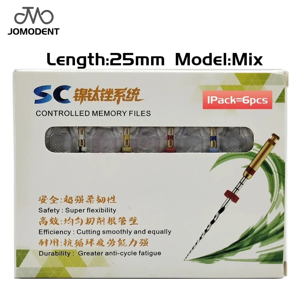 COXO SOCO Rotary 25/21mm Dentl Files SC Forward Rotation NiTi Systemfor Endodontic Treatment