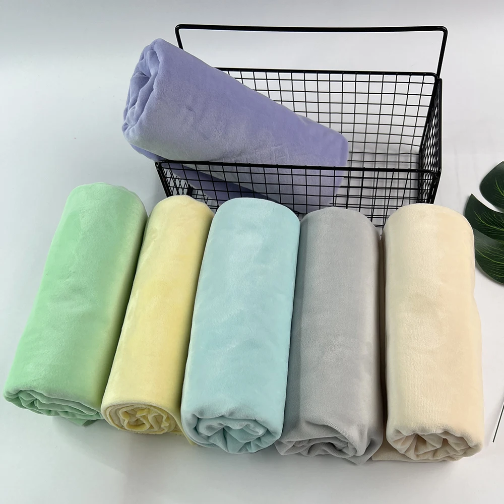 2024 New Produced Super Soft Shorty Velboa Minky Fabric 1mm Cuddle  Fabric  45x50cm Plush Handwork DIY  Doll  Soft  Toy Fabric