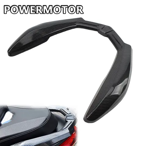 오토바이 테일 페어링 후면 패널 YAMAHA NMAX 155 NMAX155 N MAX155 탄소 섬유 무늬 쉘 2020-2023 액세서리