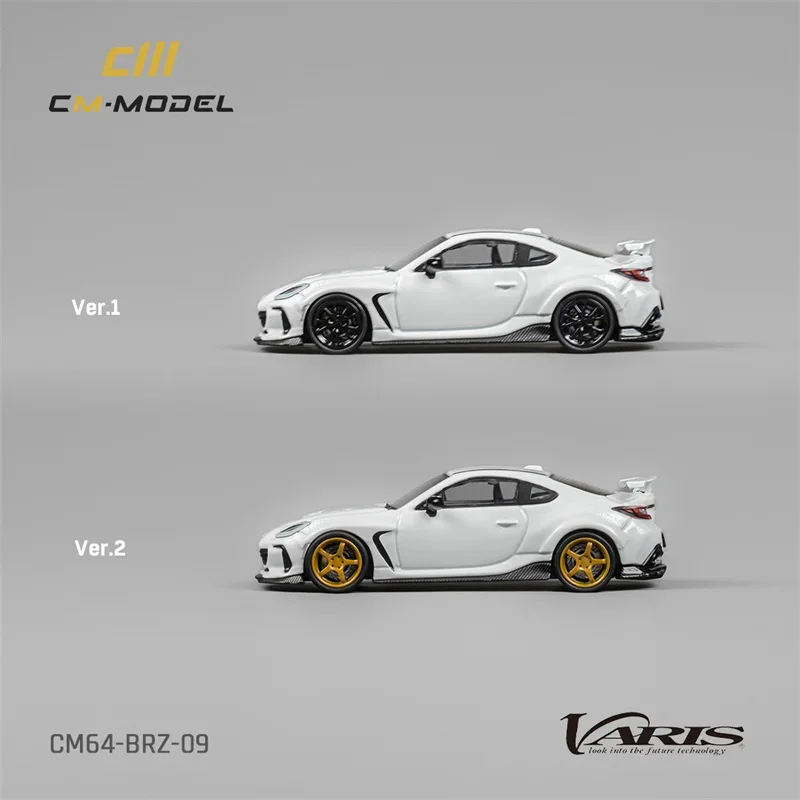 (Pre-Order) Cm Model 1:64 Brz Varis Widebody Wit Diecast Modelauto