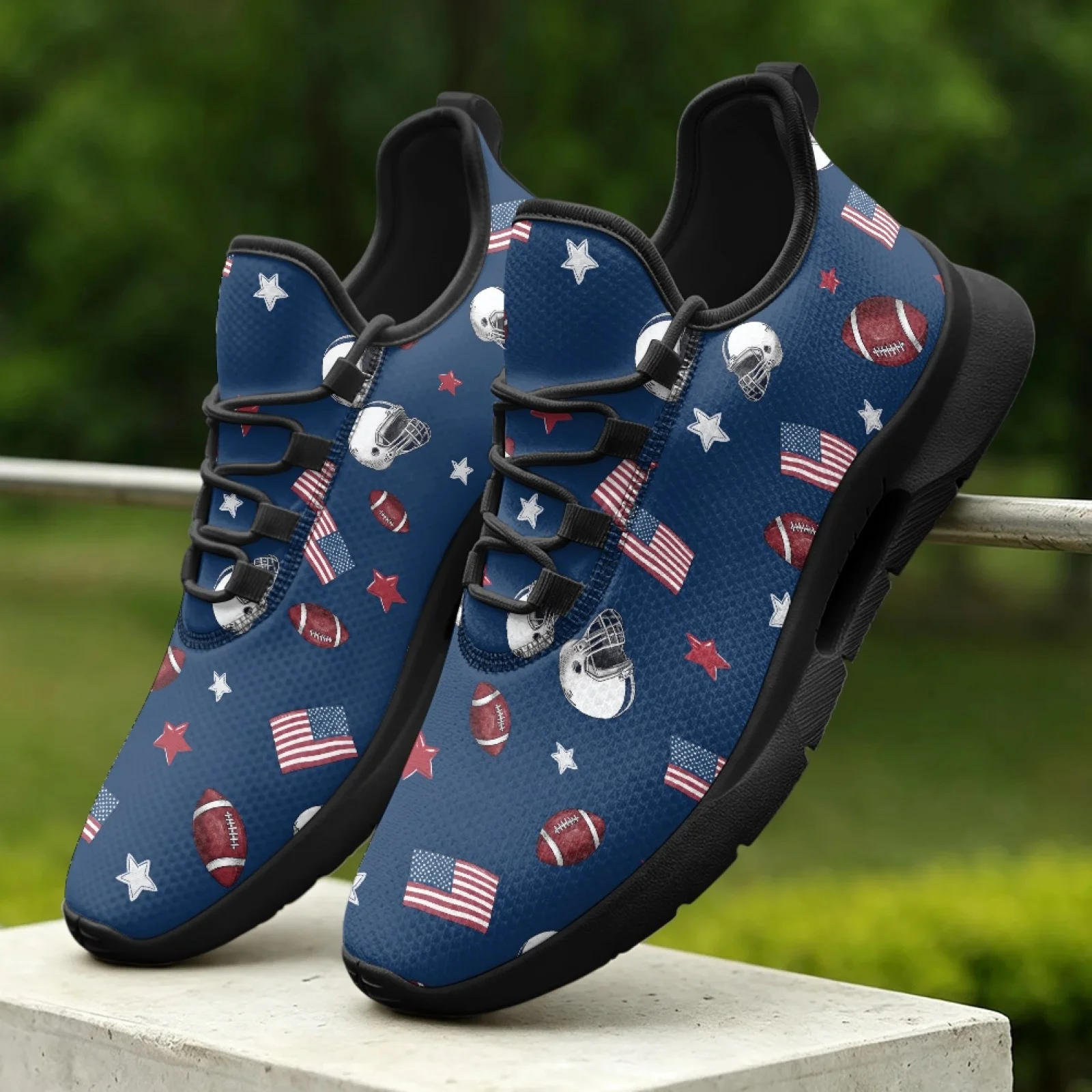 XIXIRIMIDO Lace-up Casual Shoes Men Sneakers Comfortable Mesh Breathable Walking Shoe Women's Lightweight Sneaker Soft Football