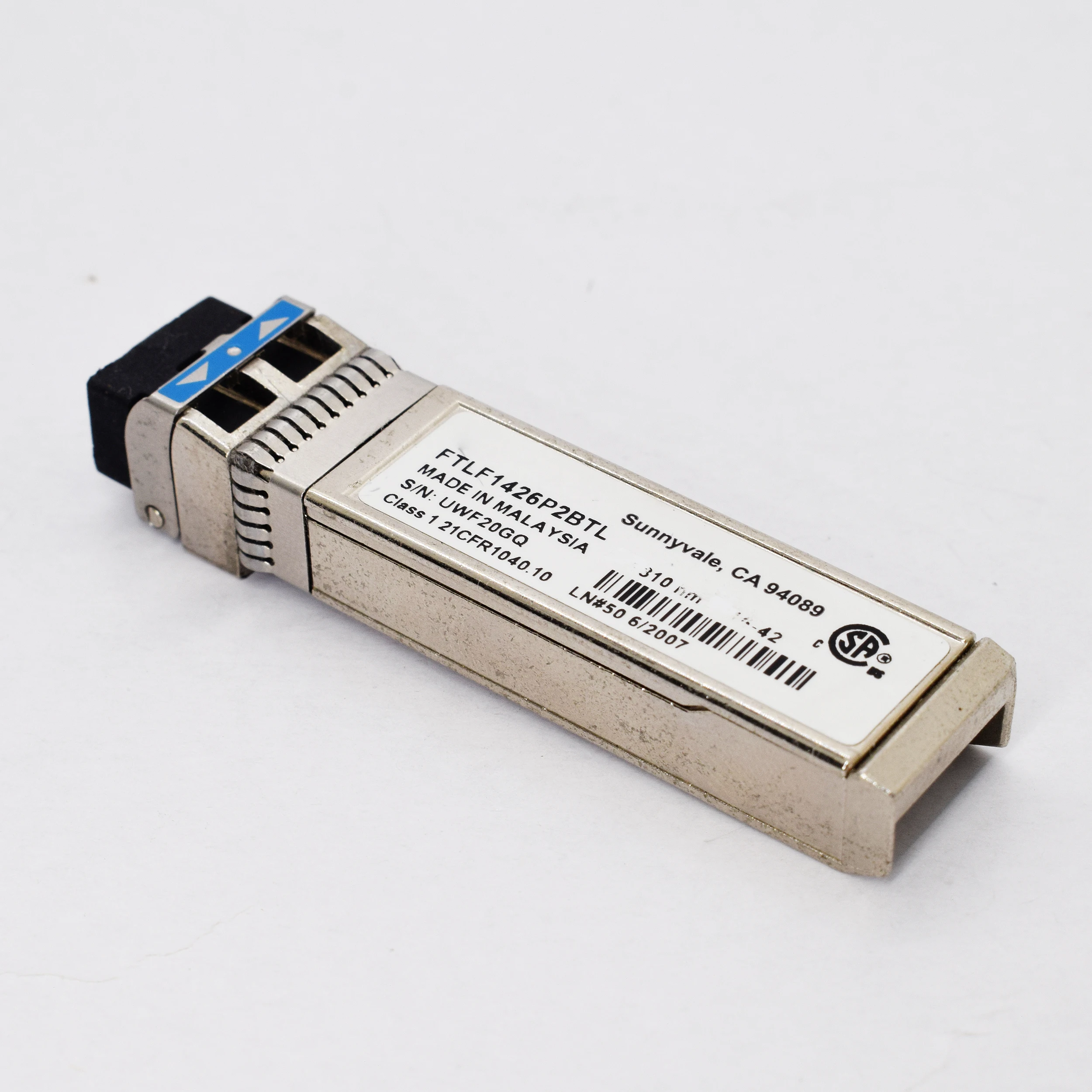 

Genuine For Finisar FTLF1426P2BTL 1310nm 6.144 Gbps 15 km SMF LC Refurbished Transceiver Optical Module