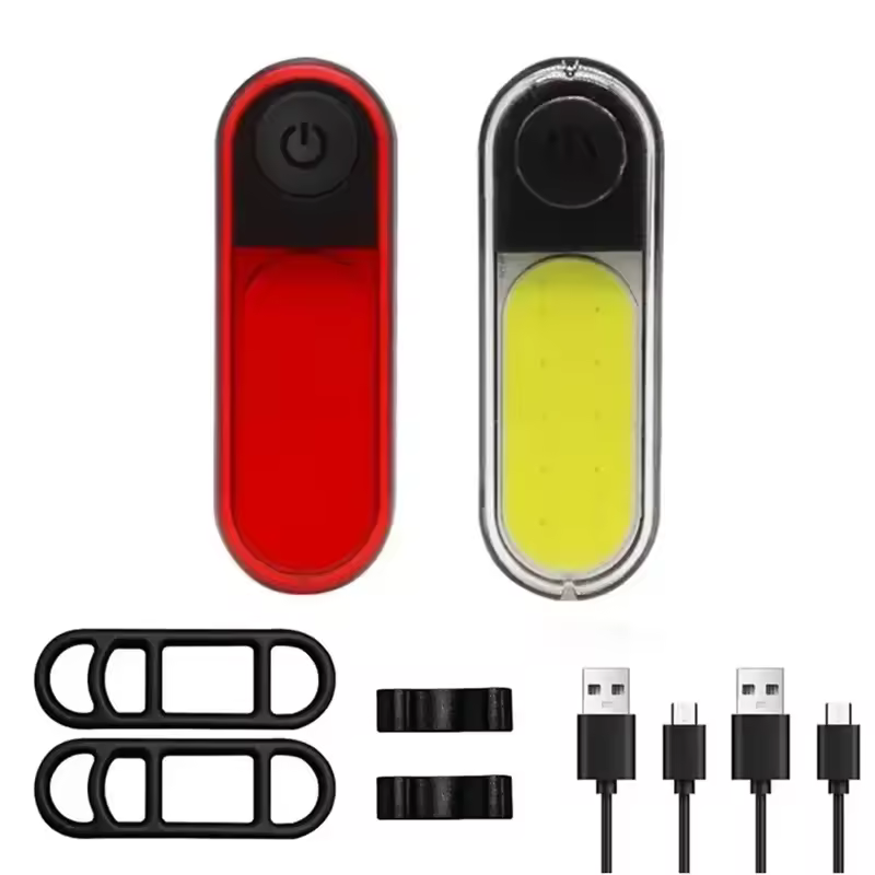 BUCKLOS Bike Light COB Front Rear Bicycle Lights LED Rechargeable Mountain Road Bicycle Lamp MTB Tail Light Cycling Flashlight - Image 13