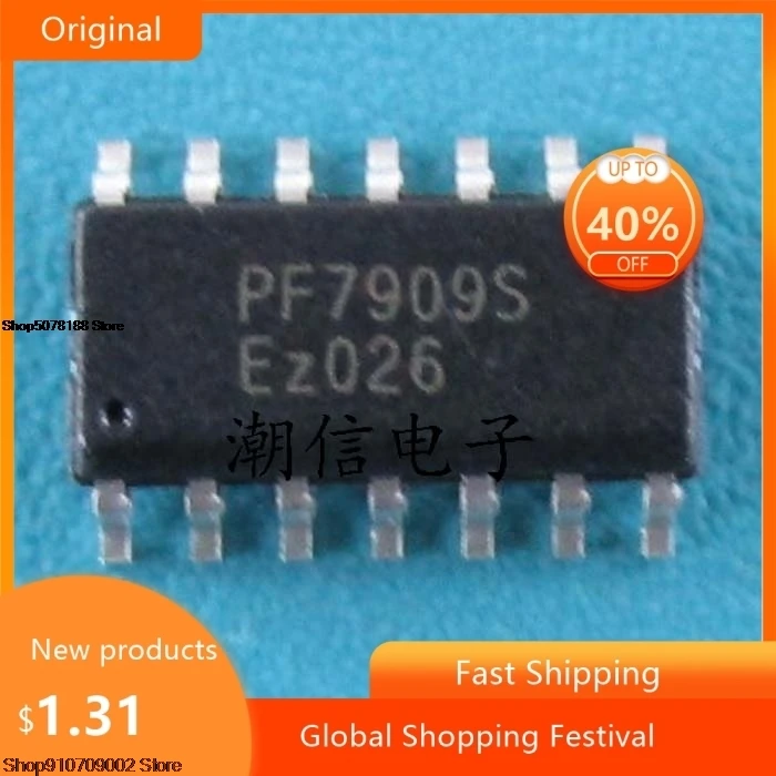Chip de fuente de alimentación LCD Original PF7909S [SOP-14]